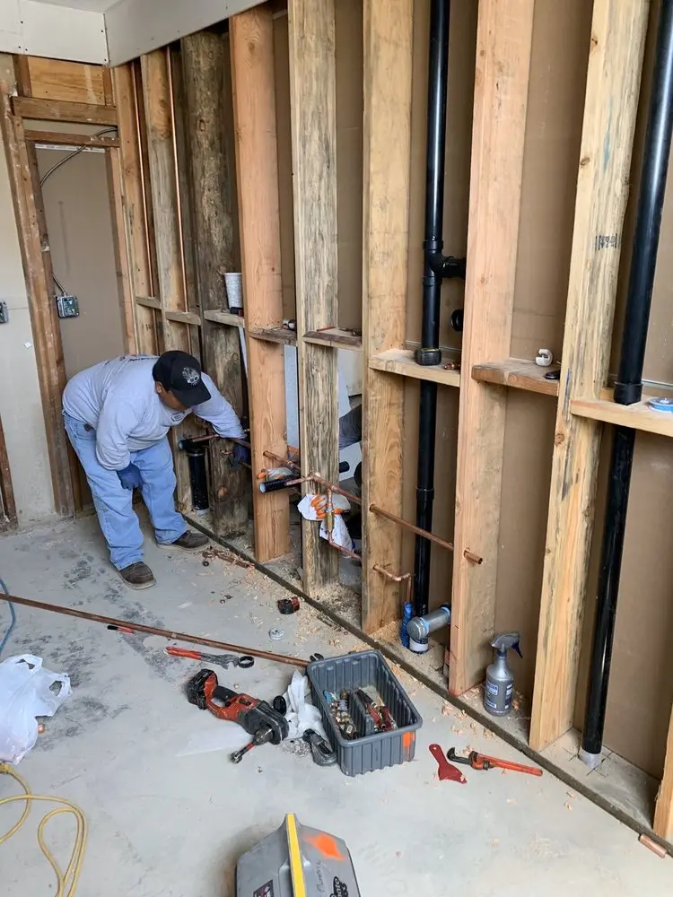 Commercial rough-in plumbing for Gas Line Repair in Merriam